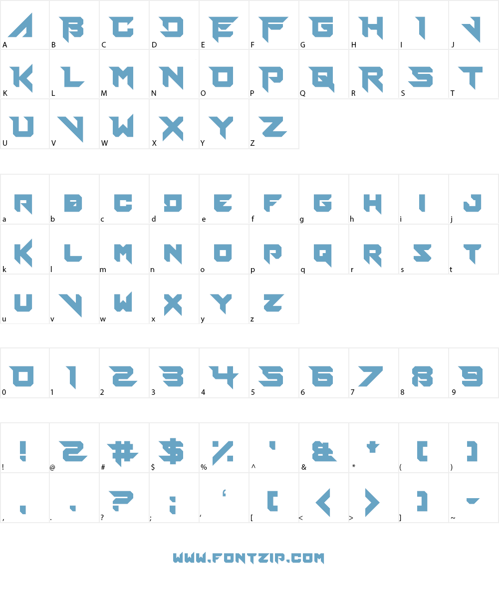 Fierce Brosnan Font Character